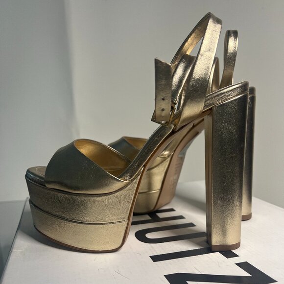 Schultz brand new platform metallic sandals - Picture 4 of 6